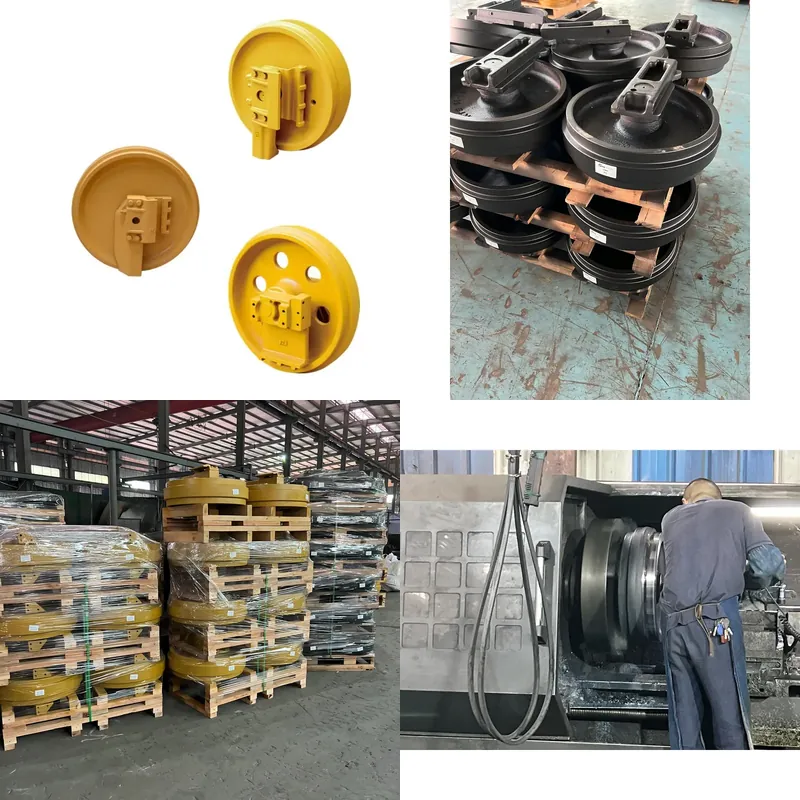 Heavy Equipment Undercarriage Parts - High Performance Idler Guide Wheel for
