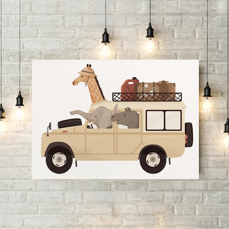 Giraffe Elephant Bear Animal C - огляд і ціна Heavy Equipment Background