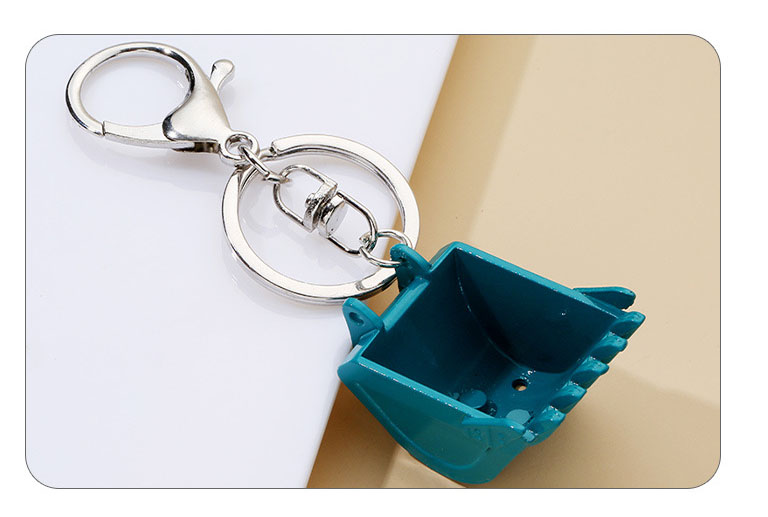 New Creative Metal Excavator K - огляд і ціна Heavy Equipment Keychain