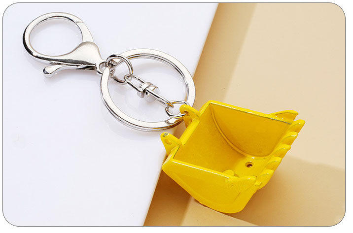 New Creative Metal Excavator K - огляд і ціна Heavy Equipment Keychain