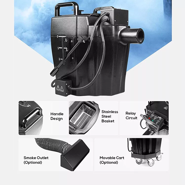 3500W Low Lying Dry Ice Fog Ma - огляд і ціна Heavy Equipment Background