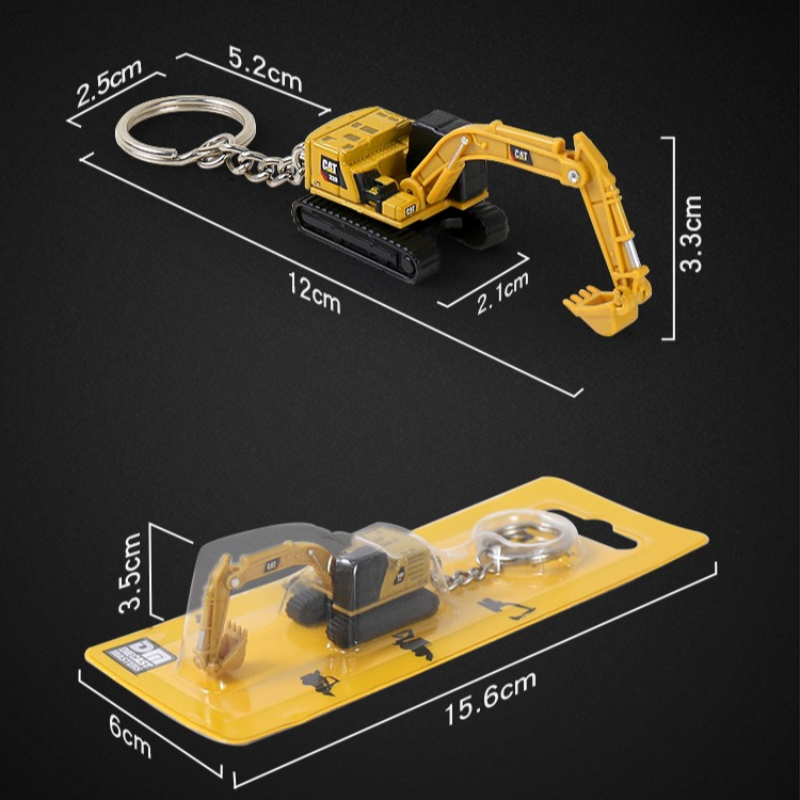 Diecast Mini Engineering Keych - огляд і ціна Heavy Equipment Keychain
