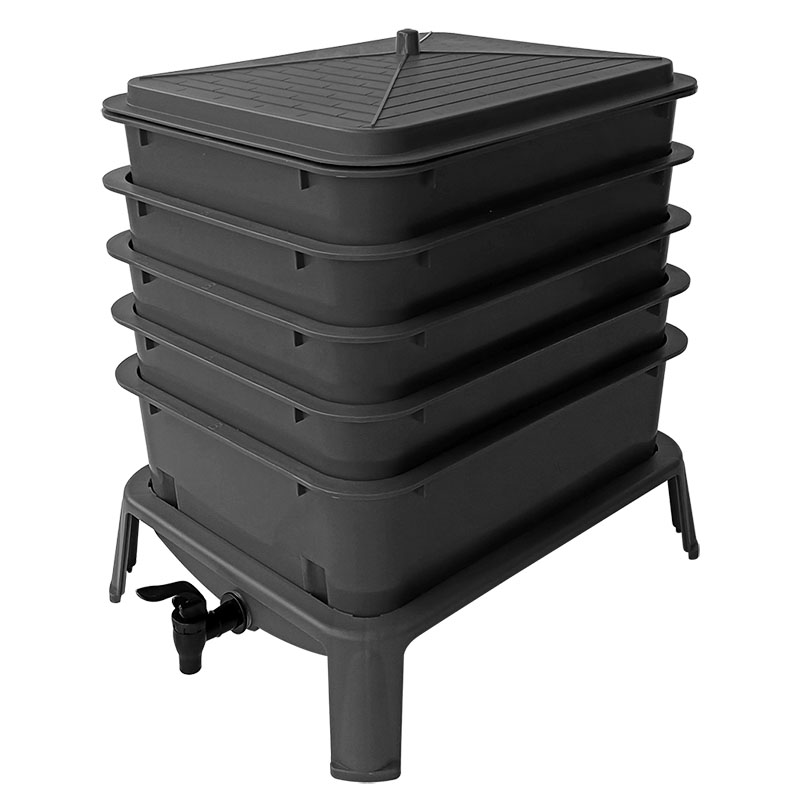 Heavy Duty 50L 5-Tray Worm Far - огляд і ціна Heavy Equipment Bucket