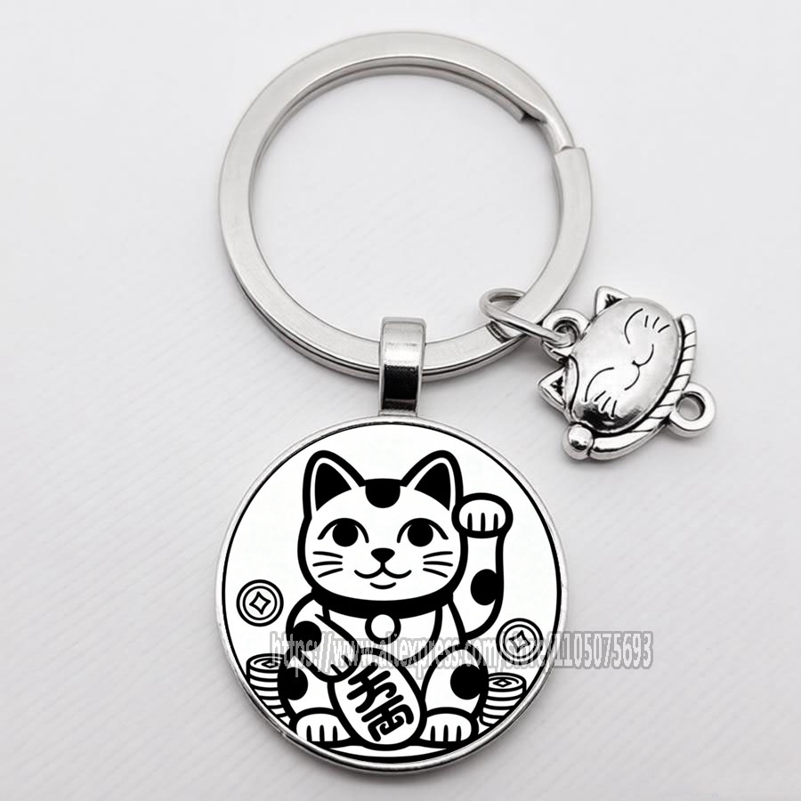 Fashion Lucky Cat Keychain Jap - огляд і ціна Heavy Equipment Keychain