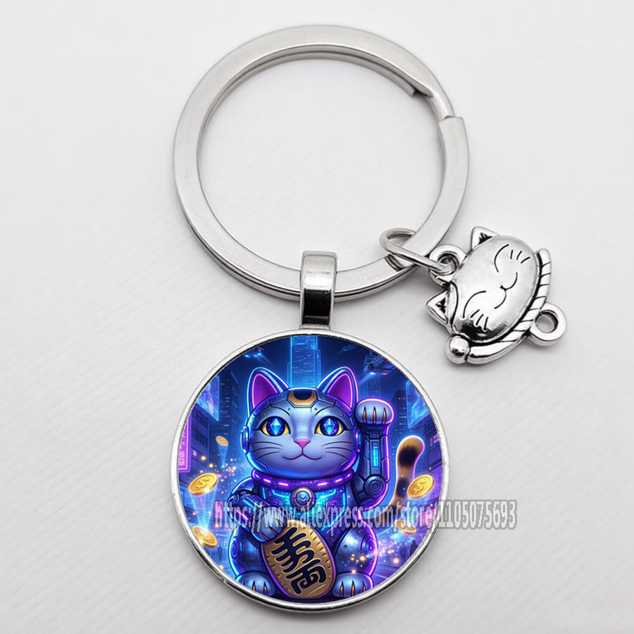Fashion Lucky Cat Keychain Jap - огляд і ціна Heavy Equipment Keychain