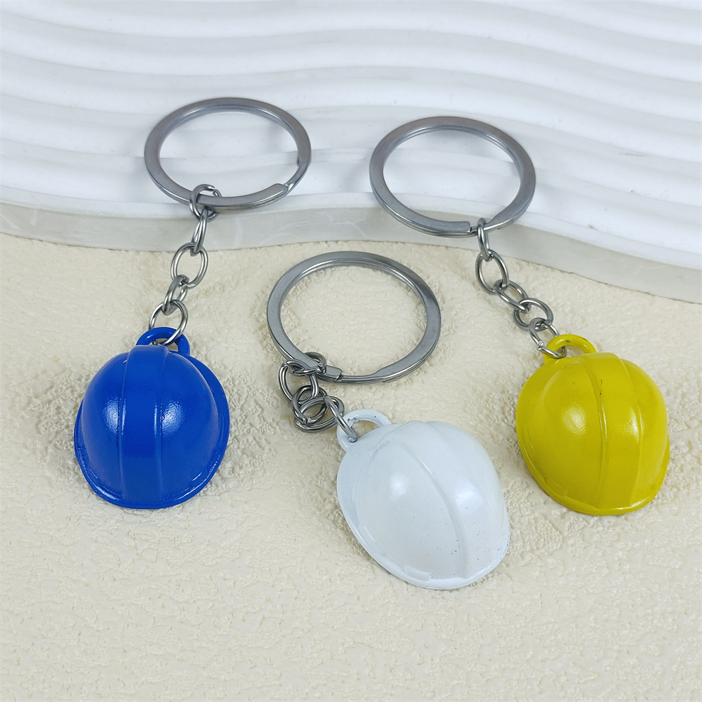 Colorful 3D Safety Hat Keychai - огляд і ціна Heavy Equipment Keychain