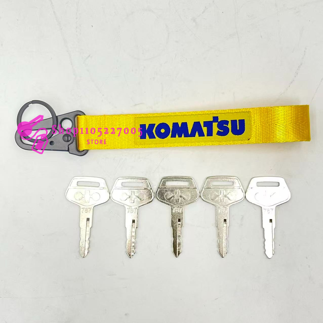 2/5/10PCS 787 Key for Komatsu  - огляд і ціна Heavy Equipment Keychain