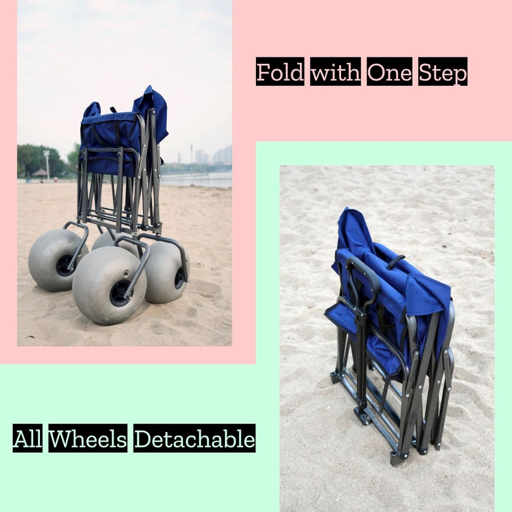 Beach Wagon with Balloon Wheel - огляд і ціна Heavy Equipment Bucket