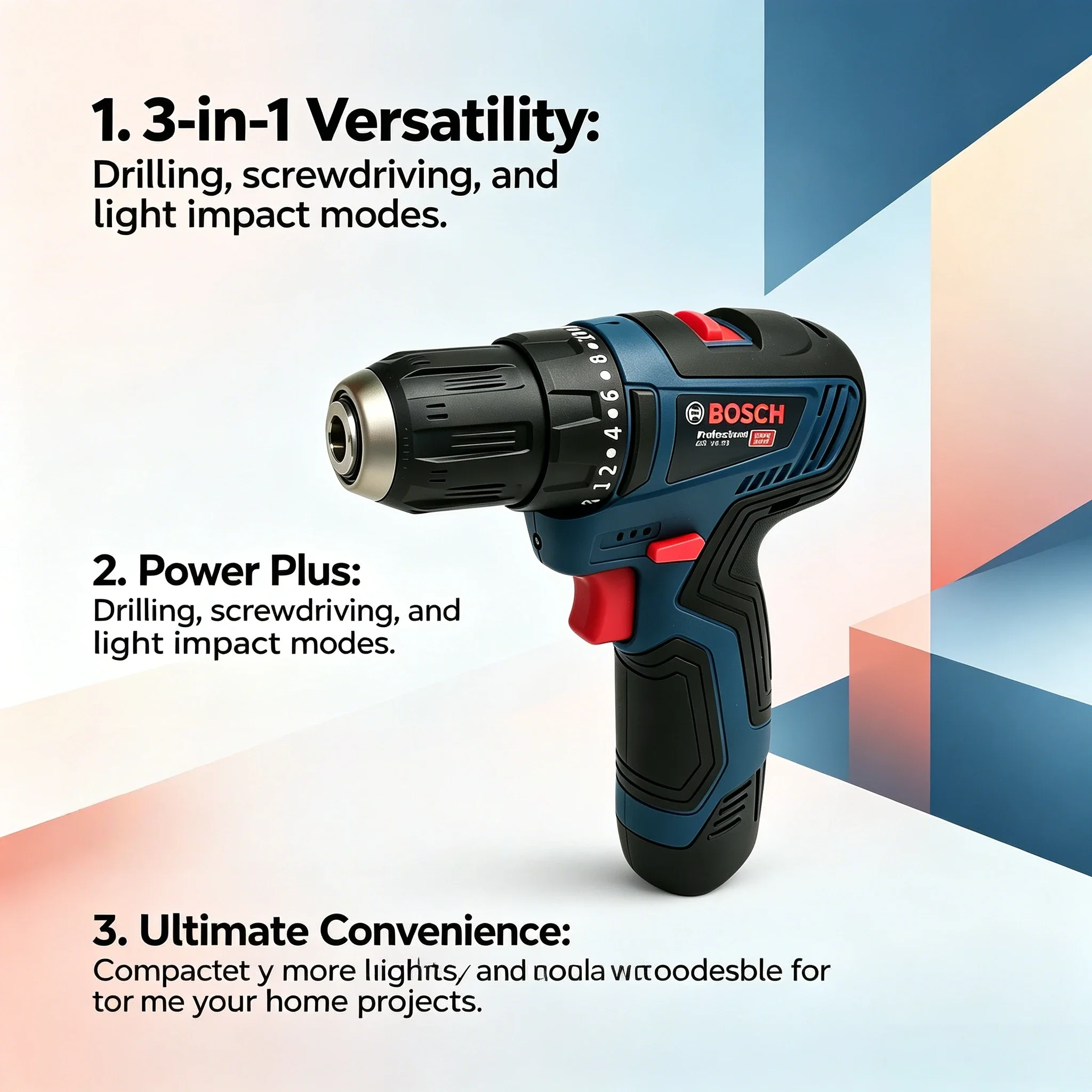 Bosch-GSB 12V-30 Professional  - огляд і ціна Heavy Equipment Bucket