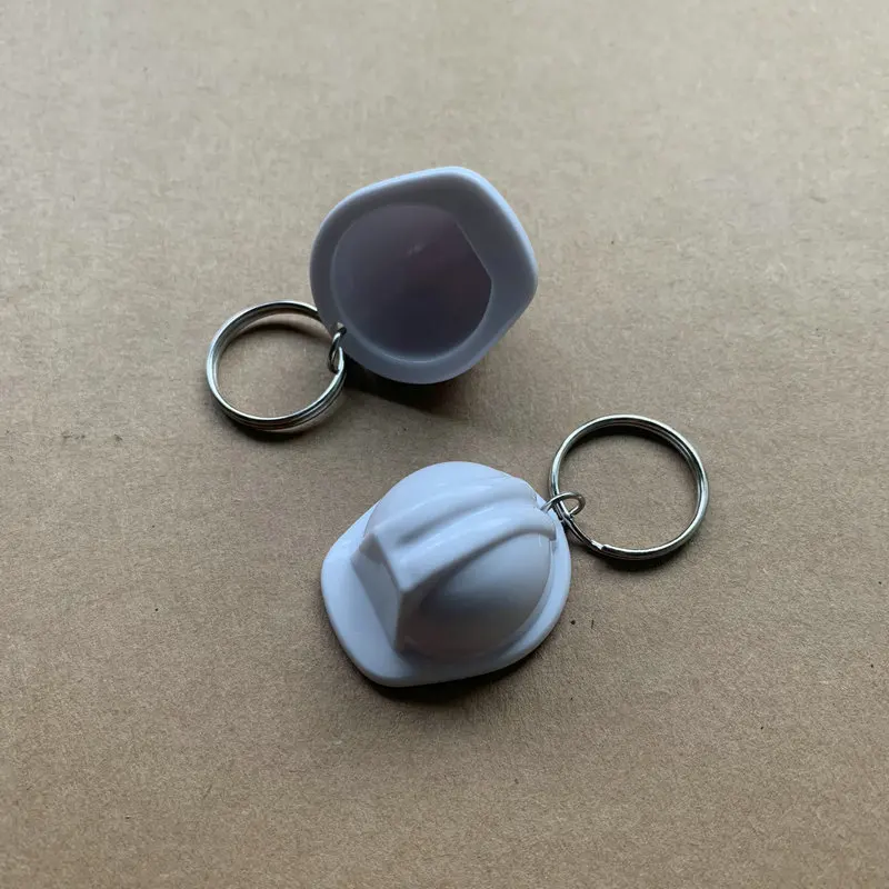 3D safety helmet keychain key  - огляд і ціна Heavy Equipment Keychain