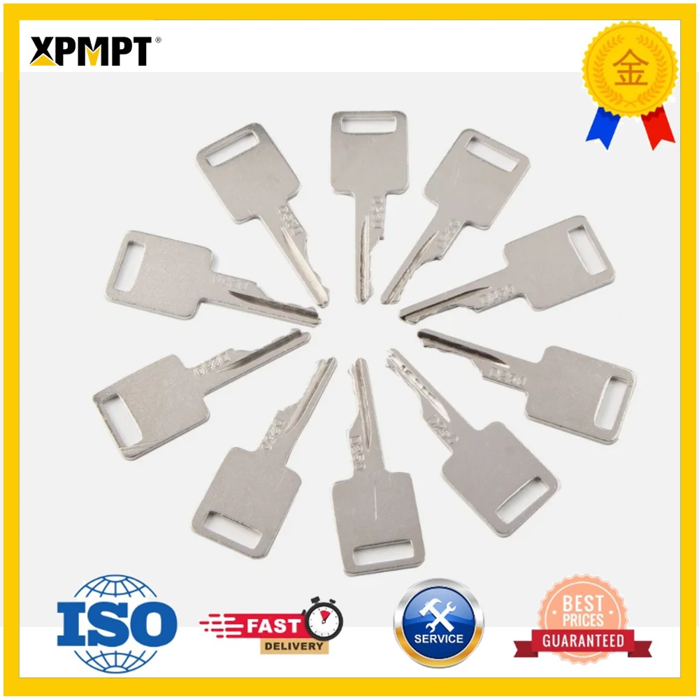 10PCS S331/S160 D250 KEYS fits - огляд і ціна Heavy Equipment Keychain