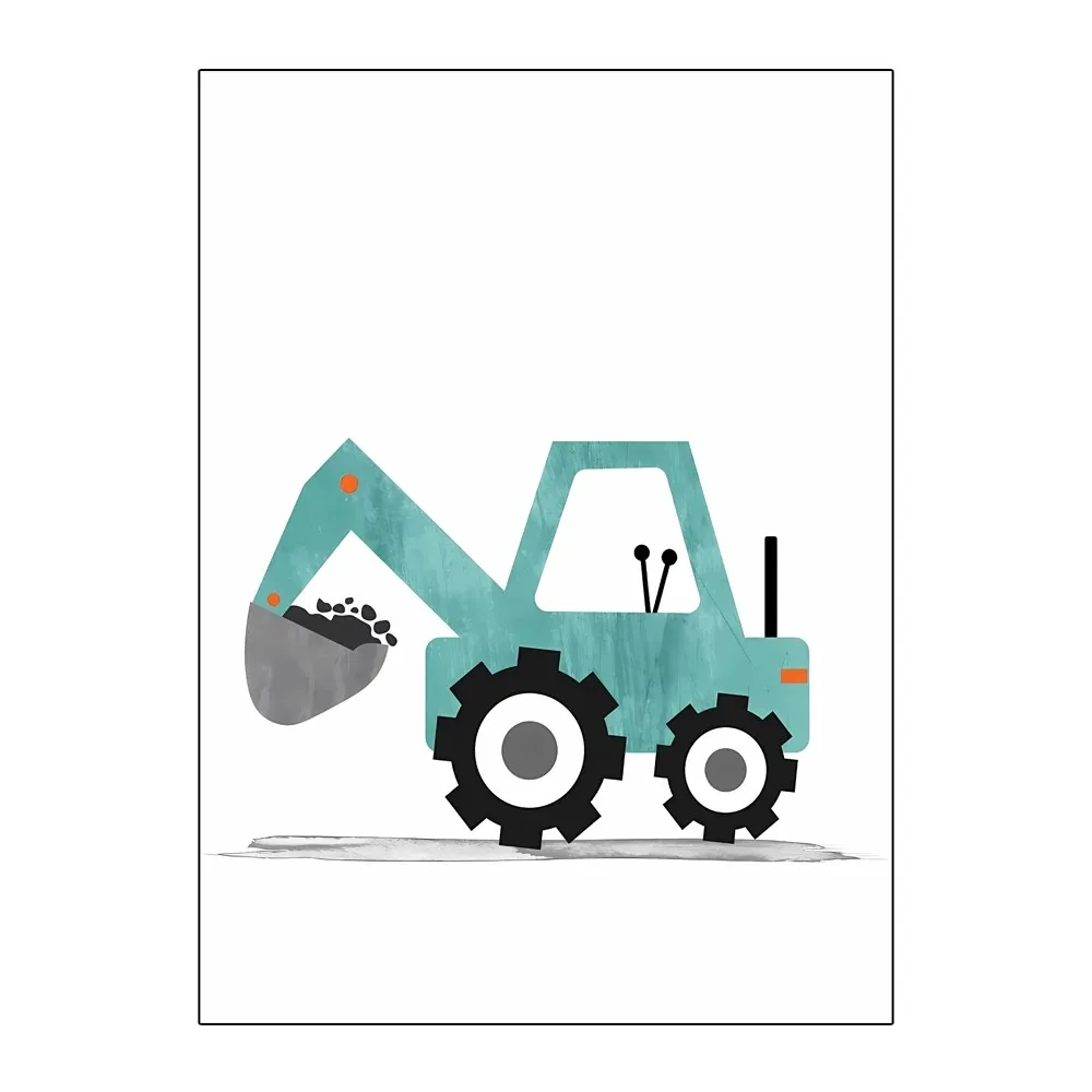 Modern Nordic Style Canvas Pri - огляд і ціна Heavy Equipment Background