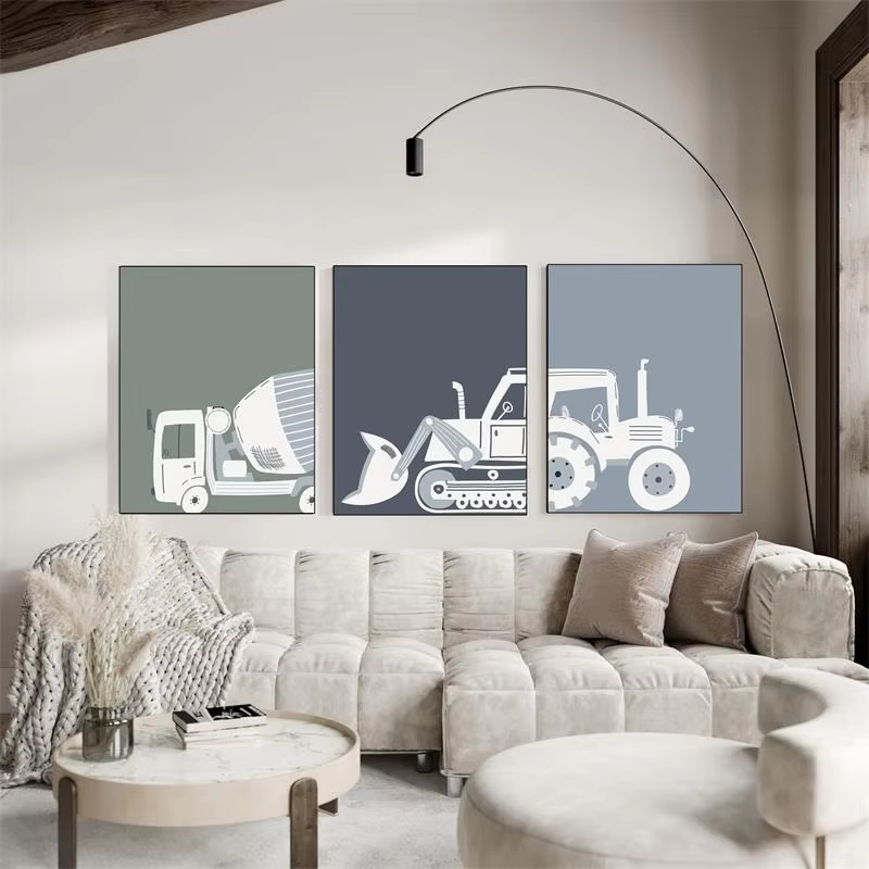 Modern Cartoon Construction Ve - огляд і ціна Heavy Equipment Background