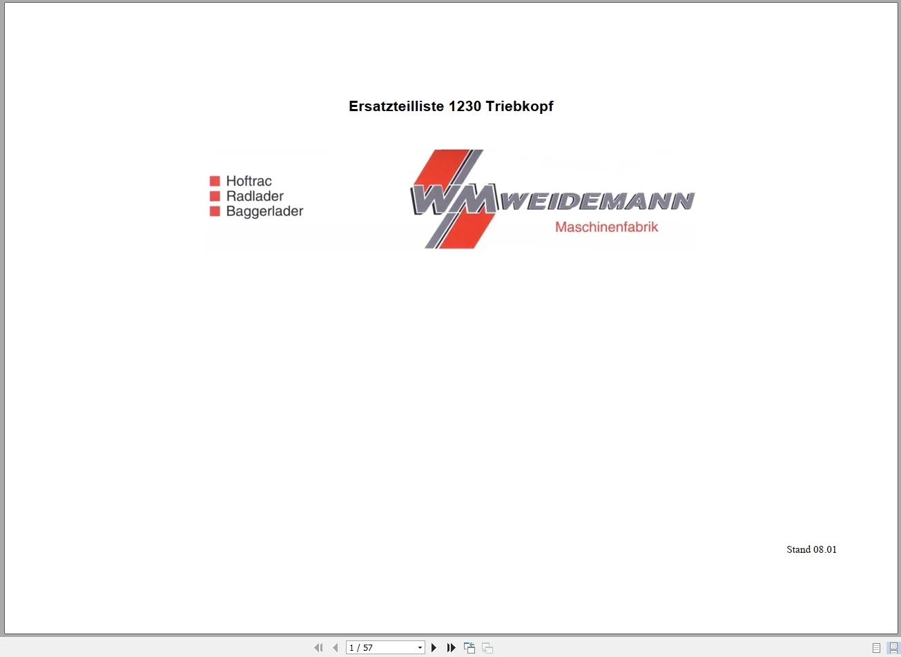 EPC-SOFTWARE Weidemann Heavy E - огляд і ціна Heavy Equipment Software