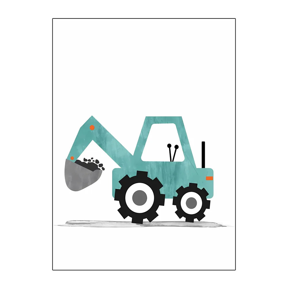 Modern Nordic Style Canvas Pri - огляд і ціна Heavy Equipment Background